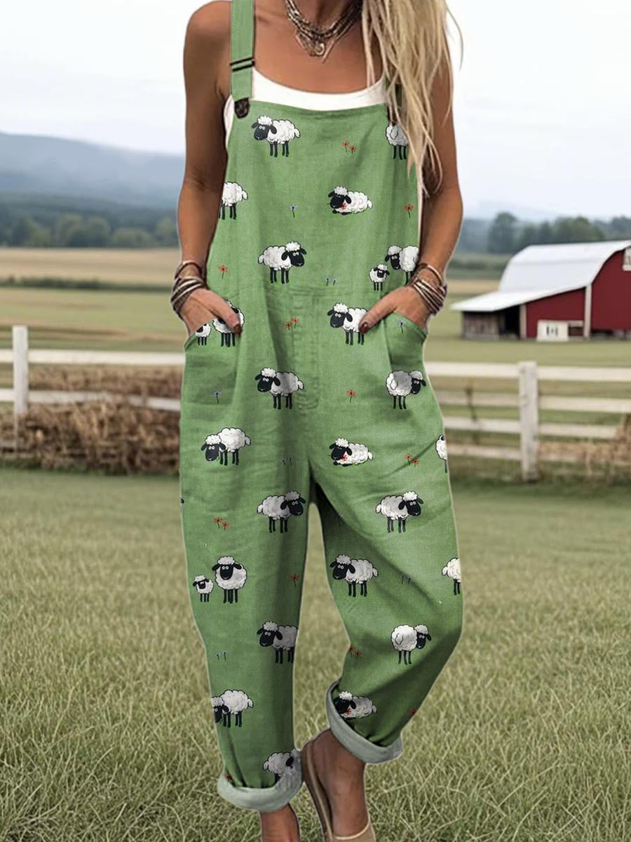 Julia | Vintage Blumen-Jumpsuit