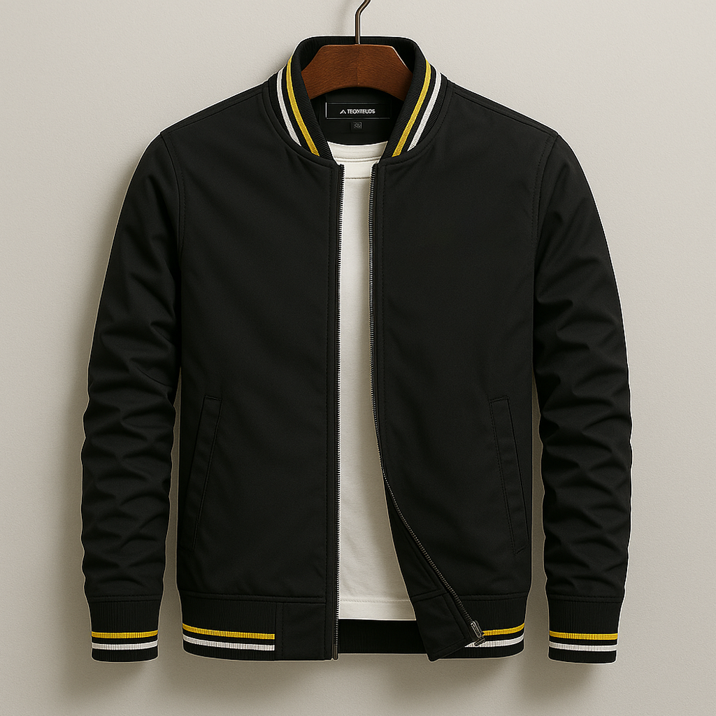 Lunora™ | Stilvolle gestreifte Bomberjacke