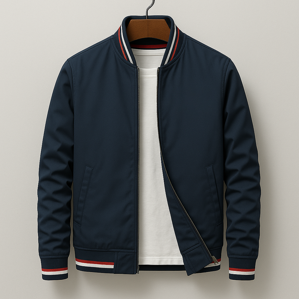 Lunora™ | Stilvolle gestreifte Bomberjacke