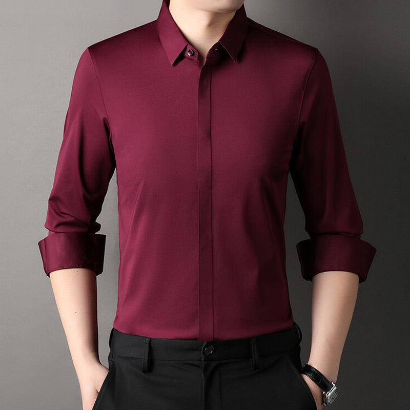 Lunora® | Knitterfreies Stretch-Hemd für Männer