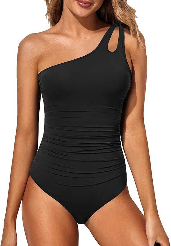 Philine - Eleganter und bequemer One-Shoulder-Badeanzug