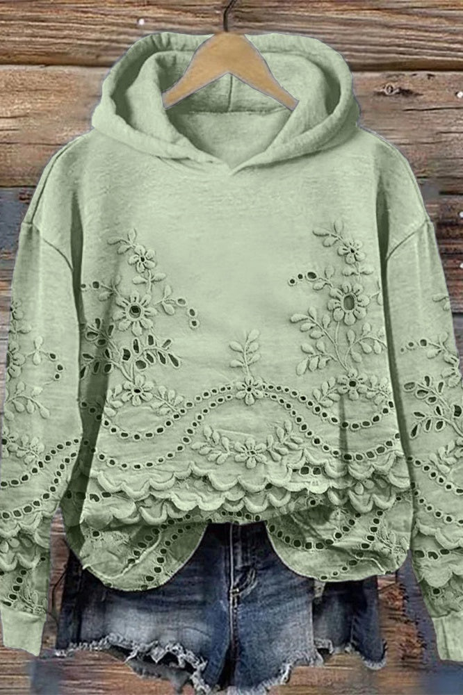Prato Spitzen-Hoodie