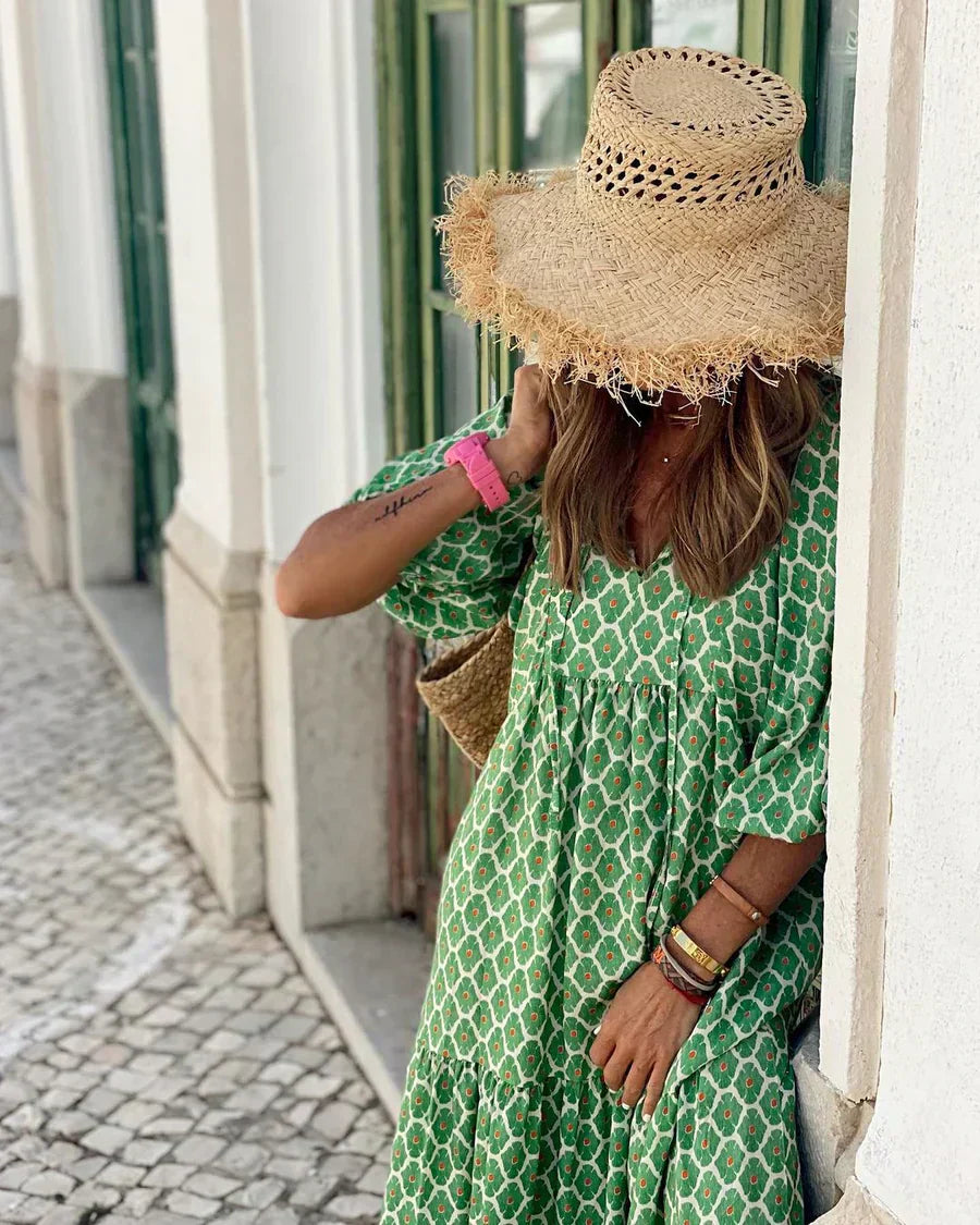 Blume | Bohemian Maxi-Kleid