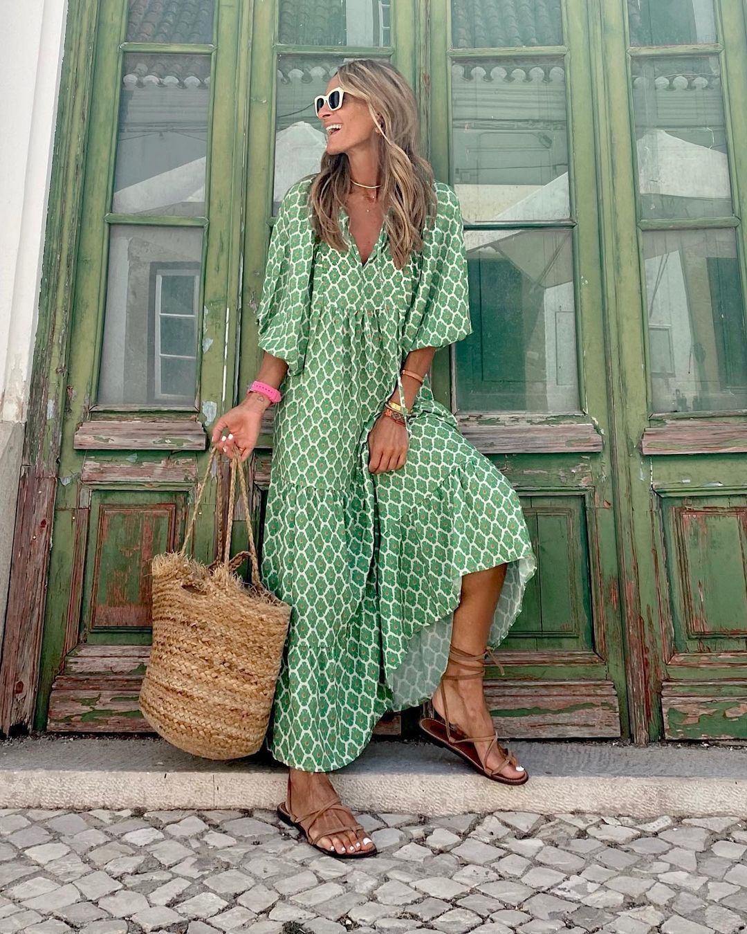 Blume | Bohemian Maxi-Kleid