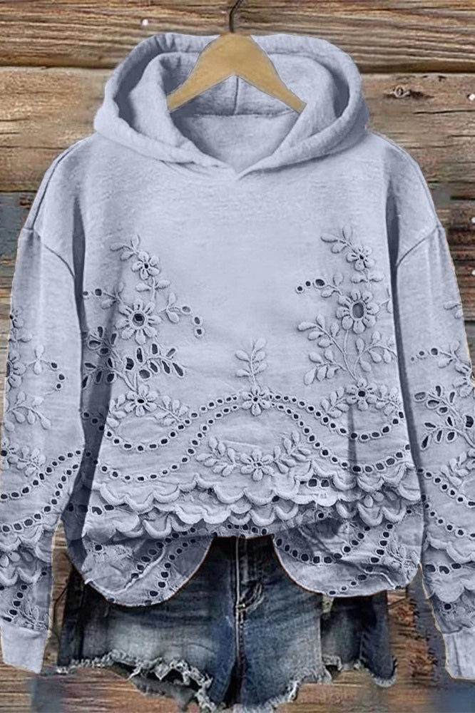 Prato Spitzen-Hoodie