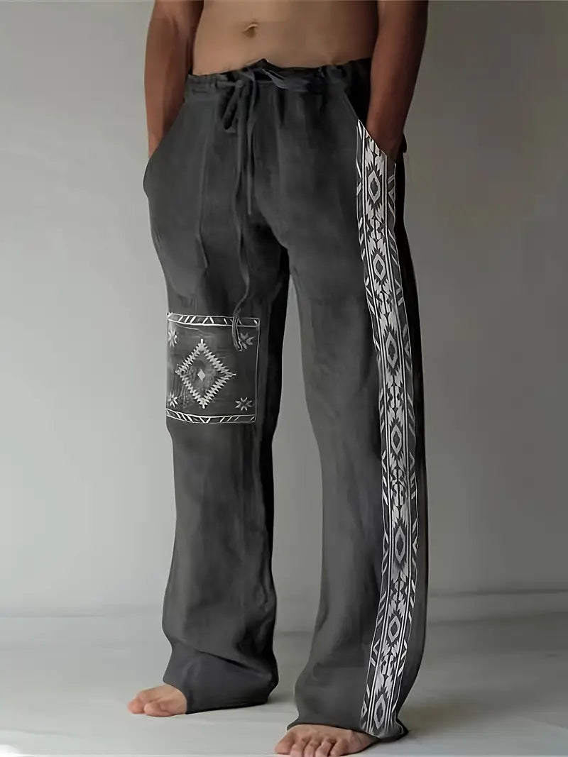 Lunora™ | Ethnische Hose mit Taschen
