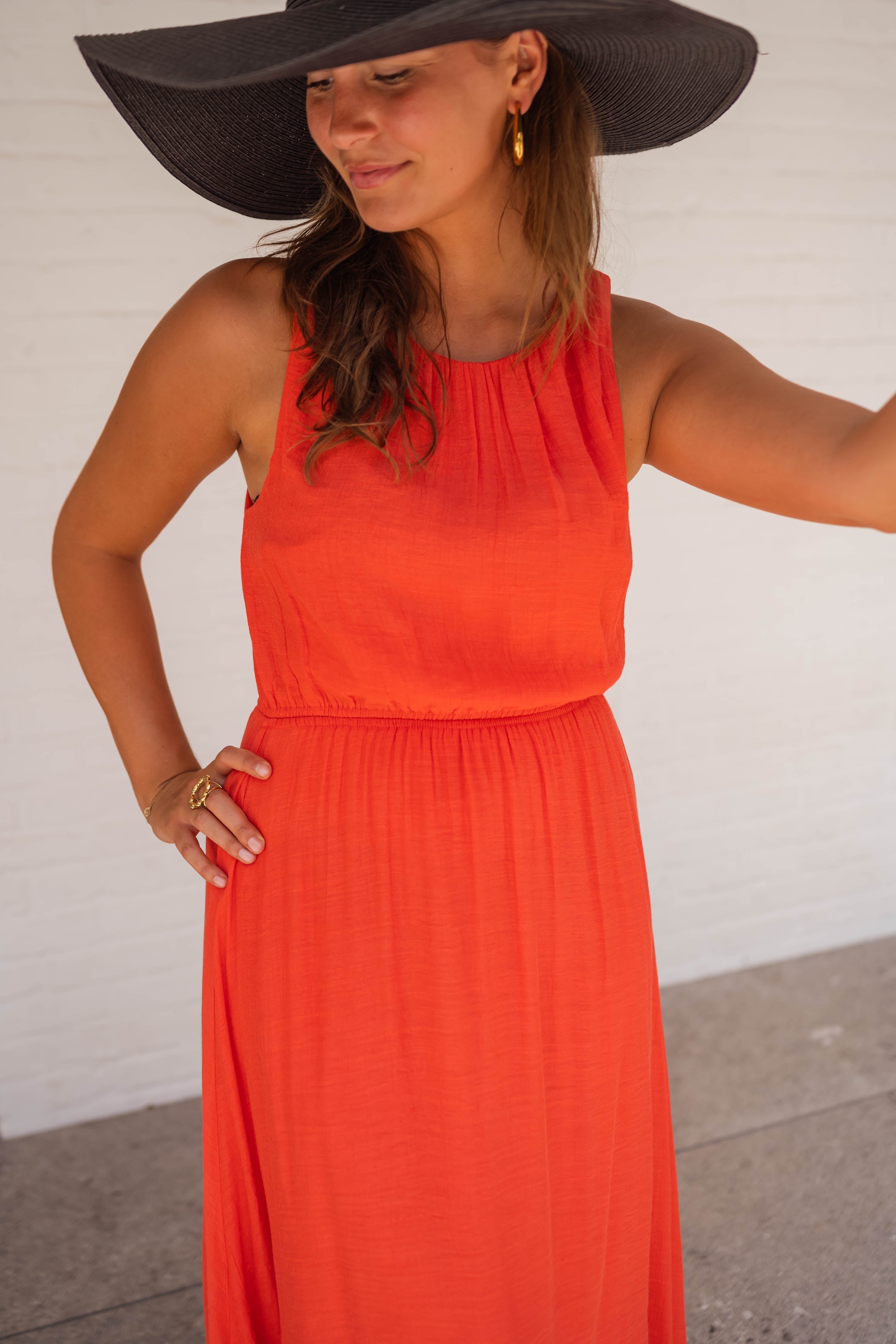 LISA™ | Das Sommerkleid in kräftigem Orange