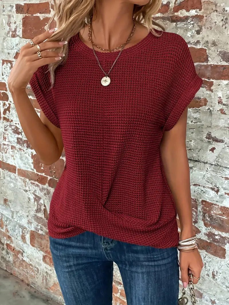 Ellis™ | Elegante Bluse mit Rundhalsausschnitt
