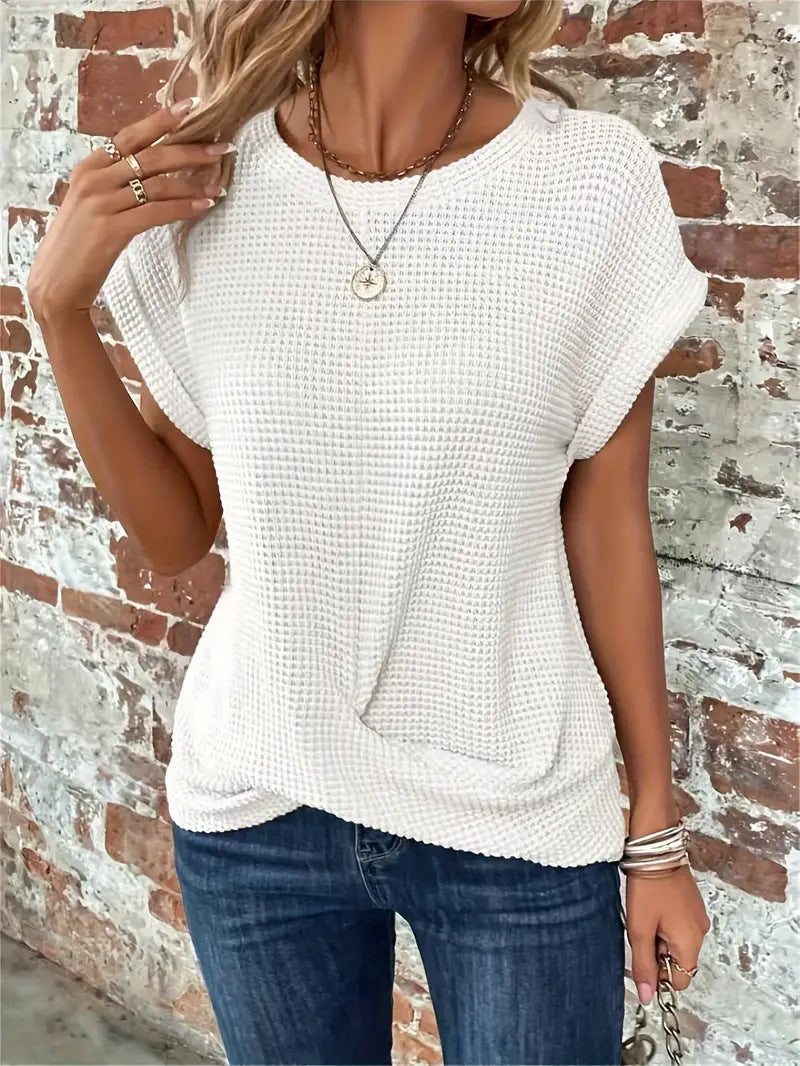 Ellis™ | Elegante Bluse mit Rundhalsausschnitt
