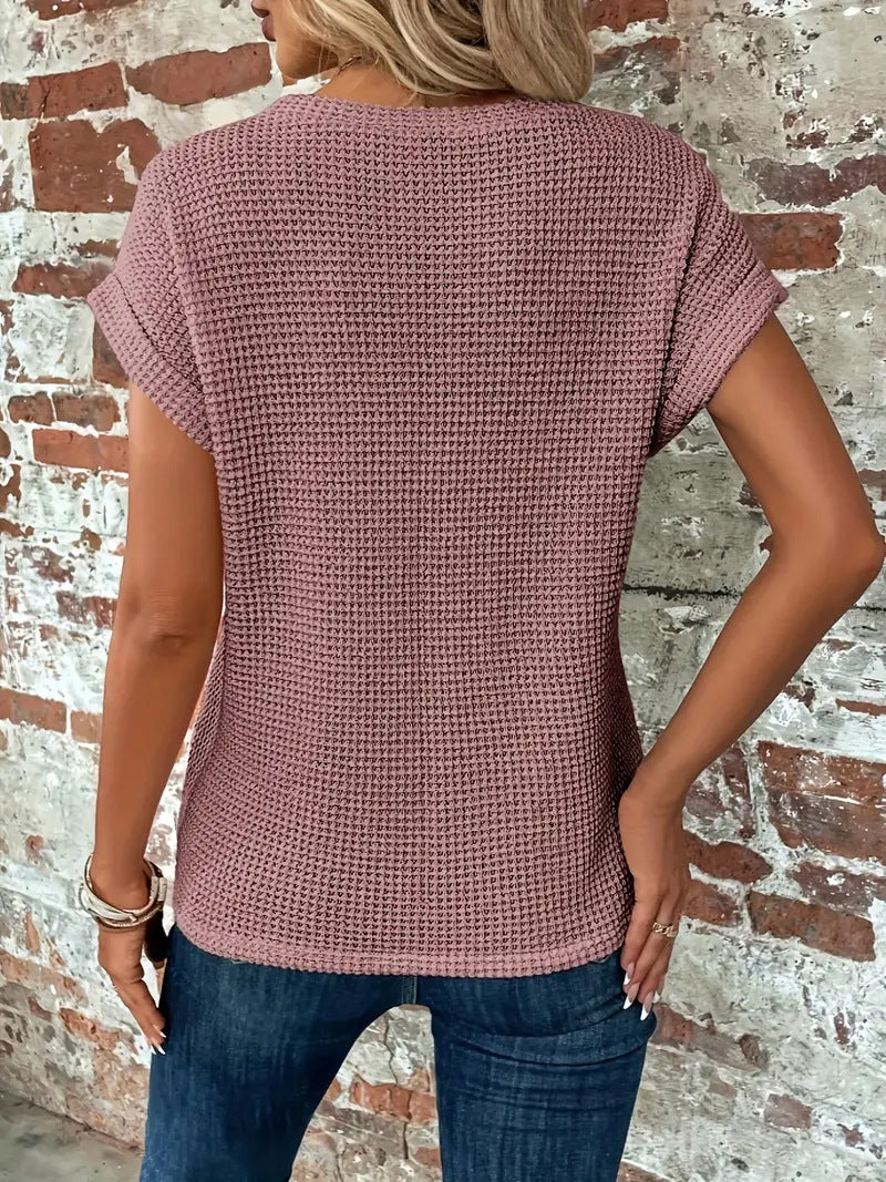 Ellis™ | Elegante Bluse mit Rundhalsausschnitt