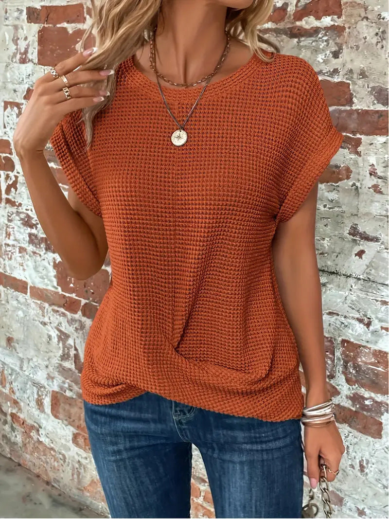 Ellis™ | Elegante Bluse mit Rundhalsausschnitt