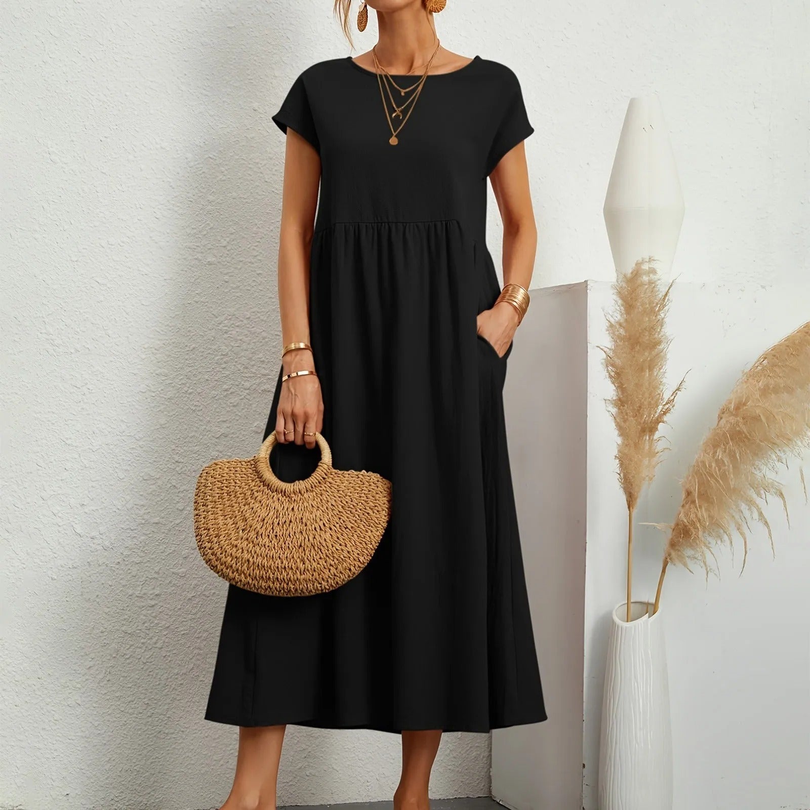 Catherine | Elegantes Essentielles Kleid