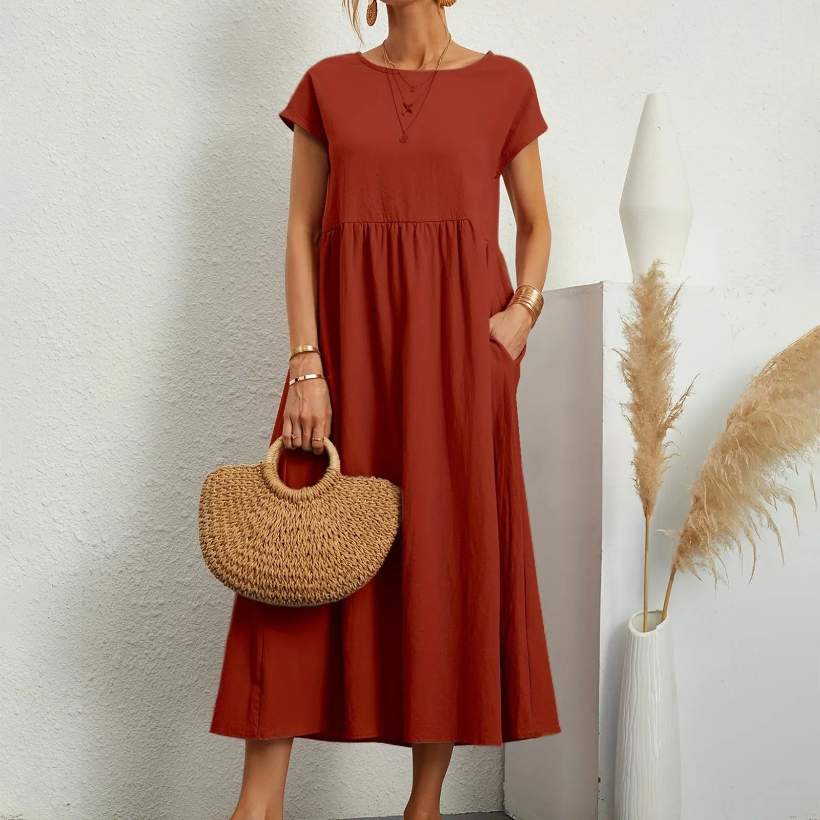 Catherine | Elegantes Essentielles Kleid