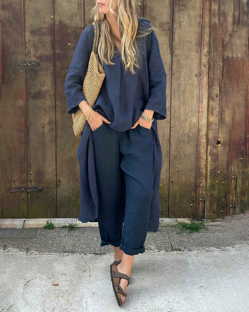 Lunora | Chic Zweiteiler-Set – Elegant & Bequem für Frühling & Sommer