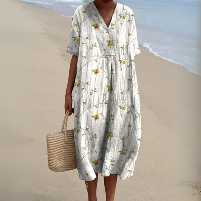 Audrey - Elegantes Blumenkleid