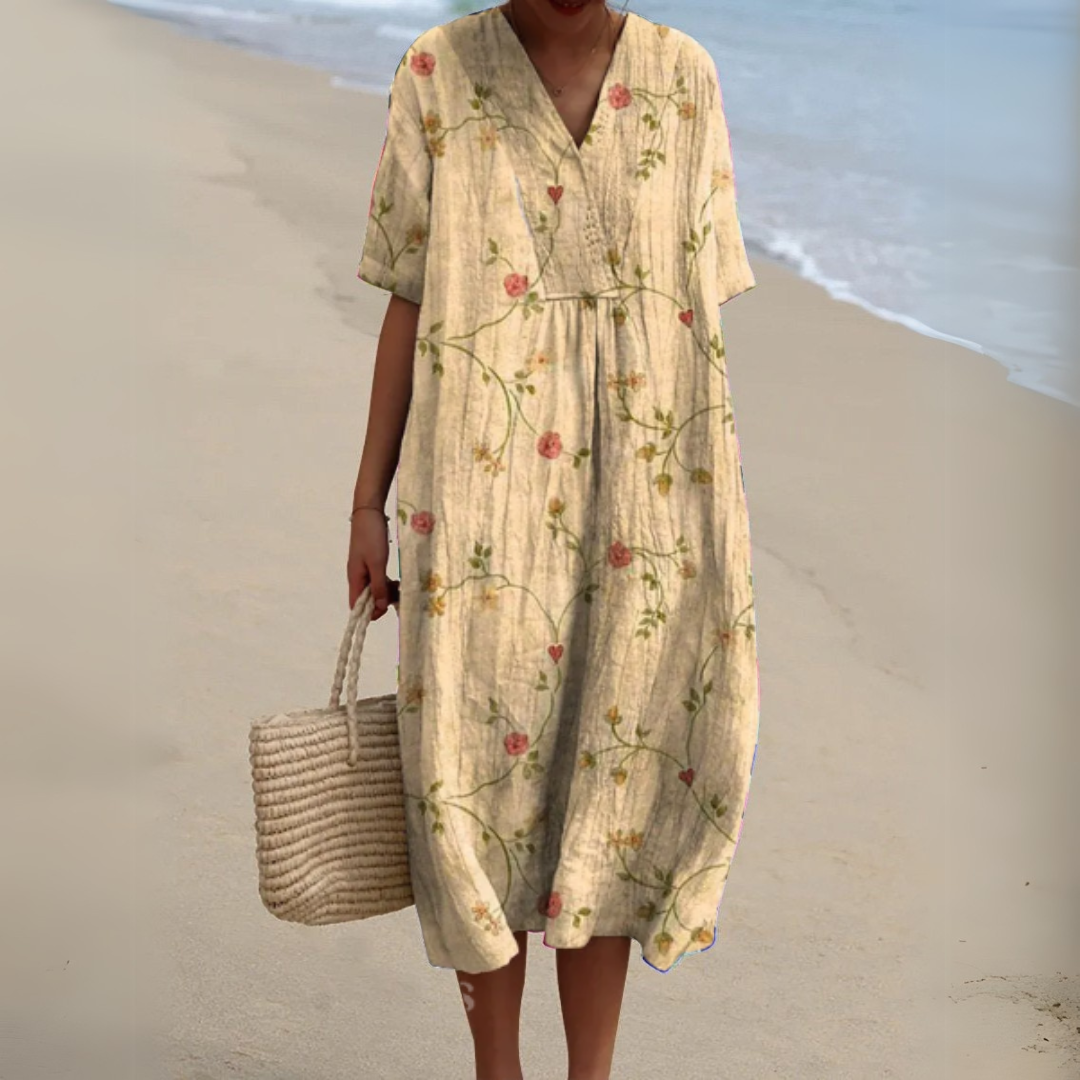 Audrey - Elegantes Blumenkleid