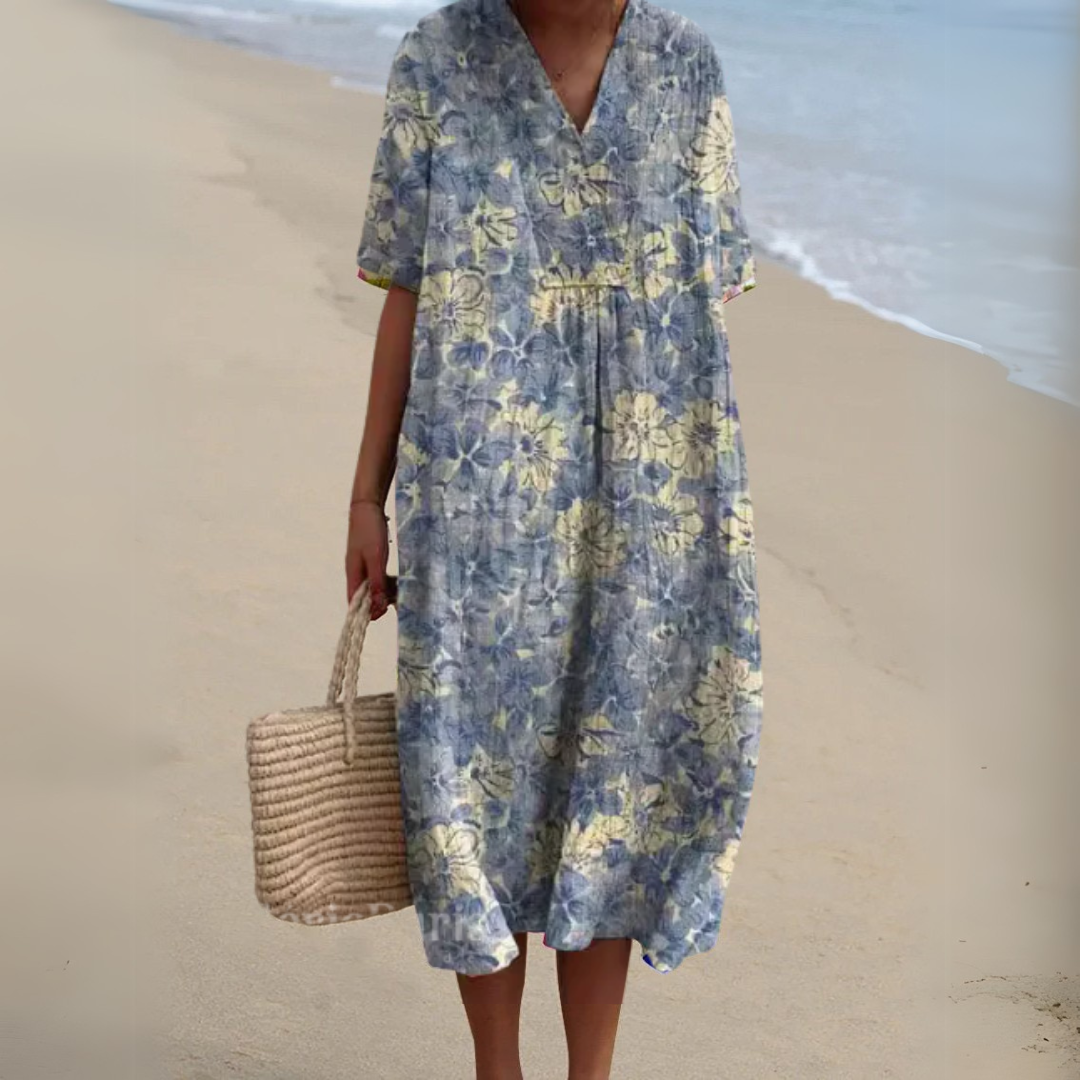 Nathalie - Elegantes Blumenkleid