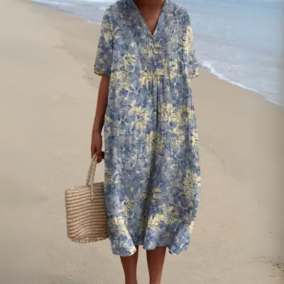 Nathalie - Elegantes Blumenkleid