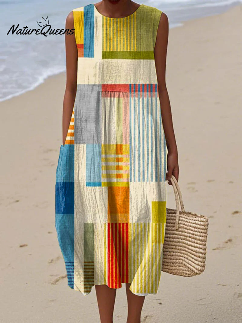 Poppy | Modernes Patchwork-Kleid - Bei Lunora Berlin