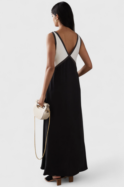 Diamant Sommer Boho Kleid mit V-Ausschnitt V-Ausschnitt