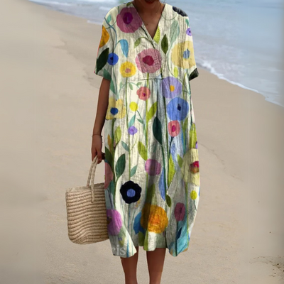 Audrey - Elegantes Blumenkleid