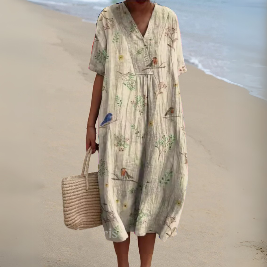 Nathalie - Elegantes Blumenkleid