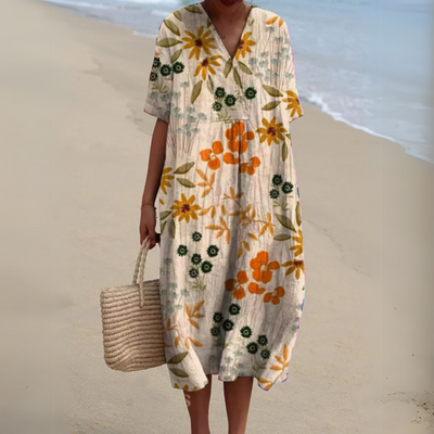 Audrey - Elegantes Blumenkleid