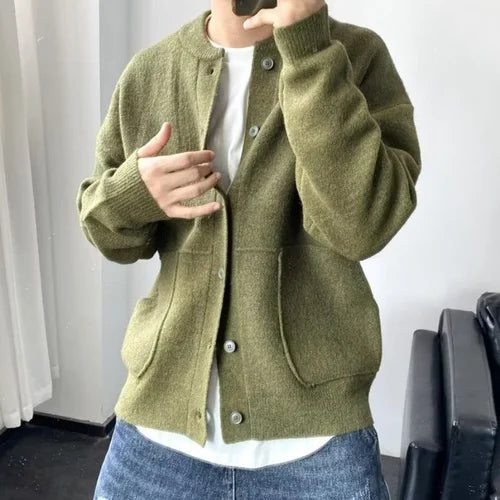 Harrison | Weicher Strickjackenpullover