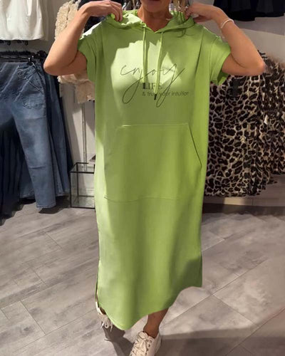 Ebba™ | Lockeres Kleid mit Kapuze und femininer Passform