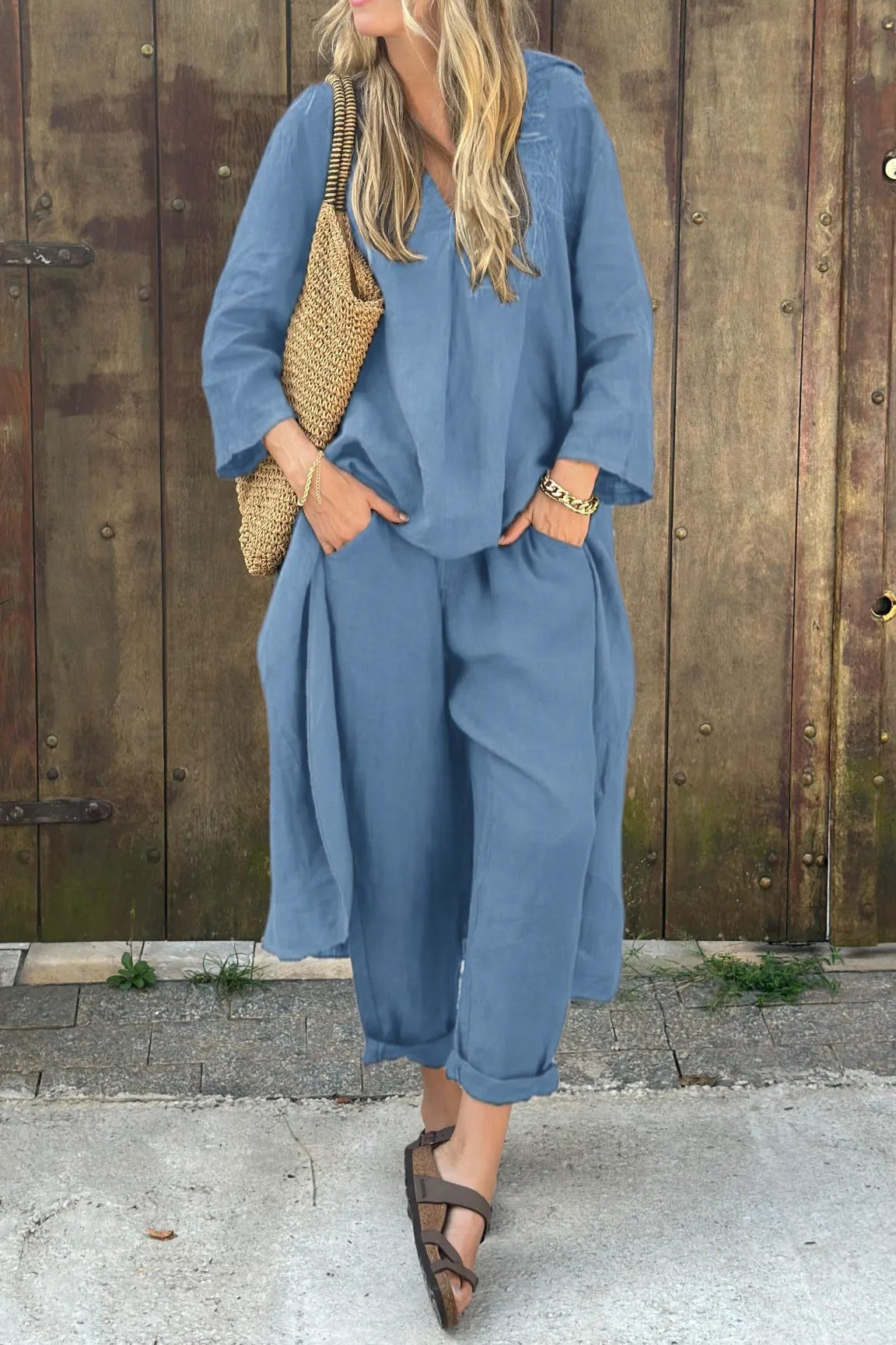 Lunora | Chic Zweiteiler-Set – Elegant & Bequem für Frühling & Sommer