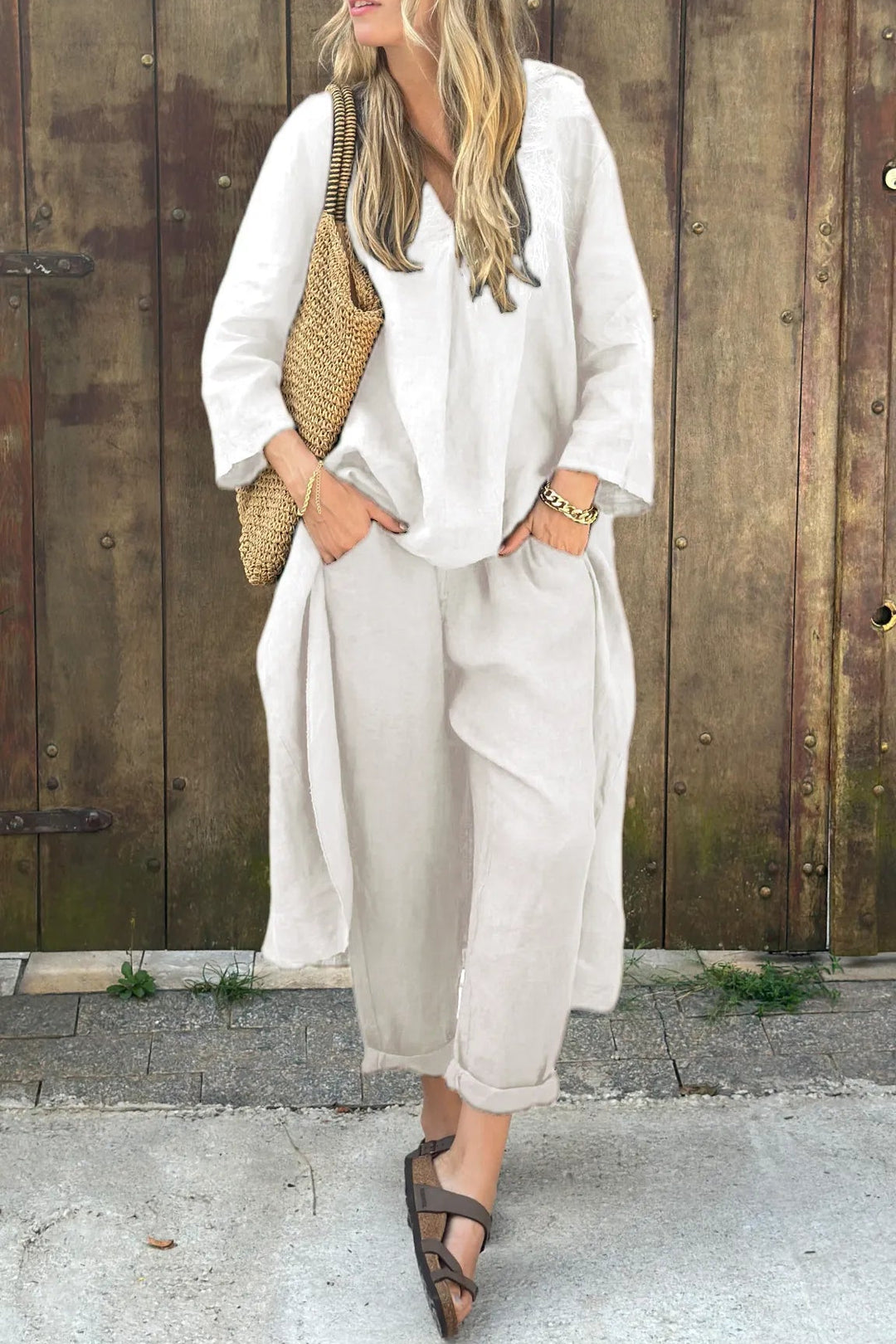 Lunora | Chic Zweiteiler-Set – Elegant & Bequem für Frühling & Sommer