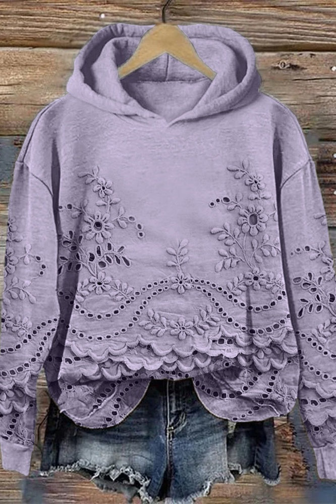 Prato Spitzen-Hoodie