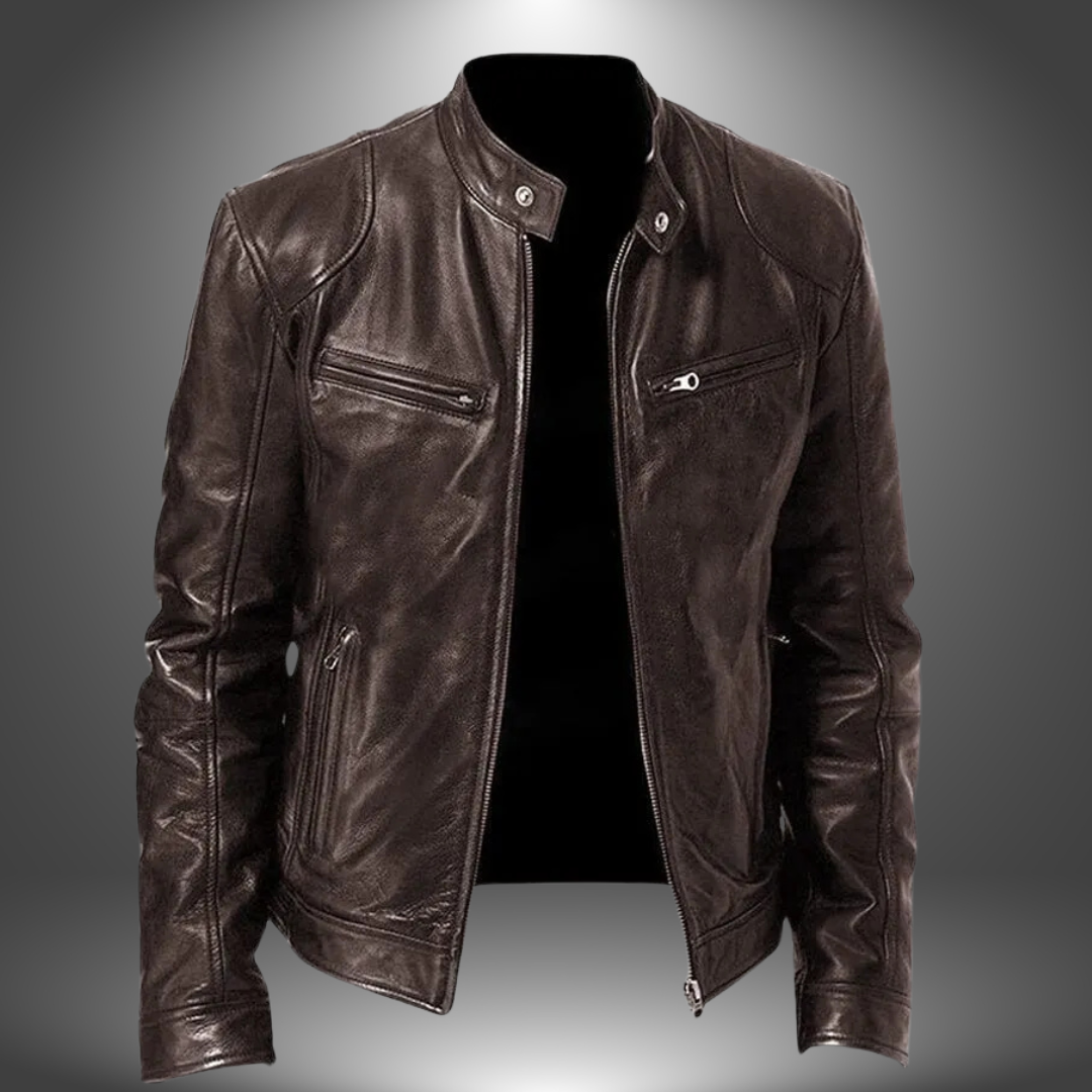 Lunora™ | Handwerklich gefertigte Lederjacke für Männer