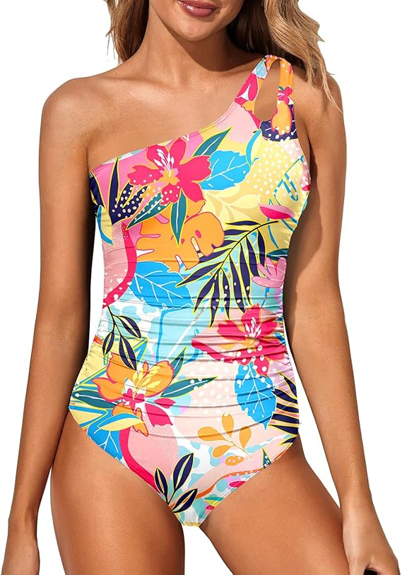 Philine - Eleganter und bequemer One-Shoulder-Badeanzug