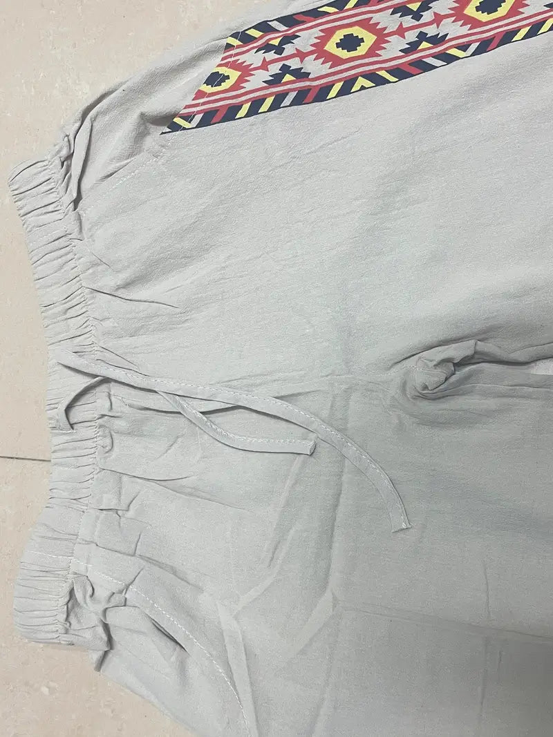 Lunora™ | Ethnische Hose mit Taschen