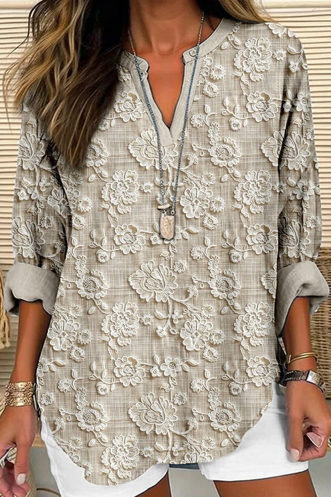 Desert Bloom Bluse