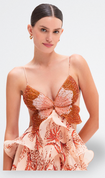 Nahia | Gerafftes Kleid