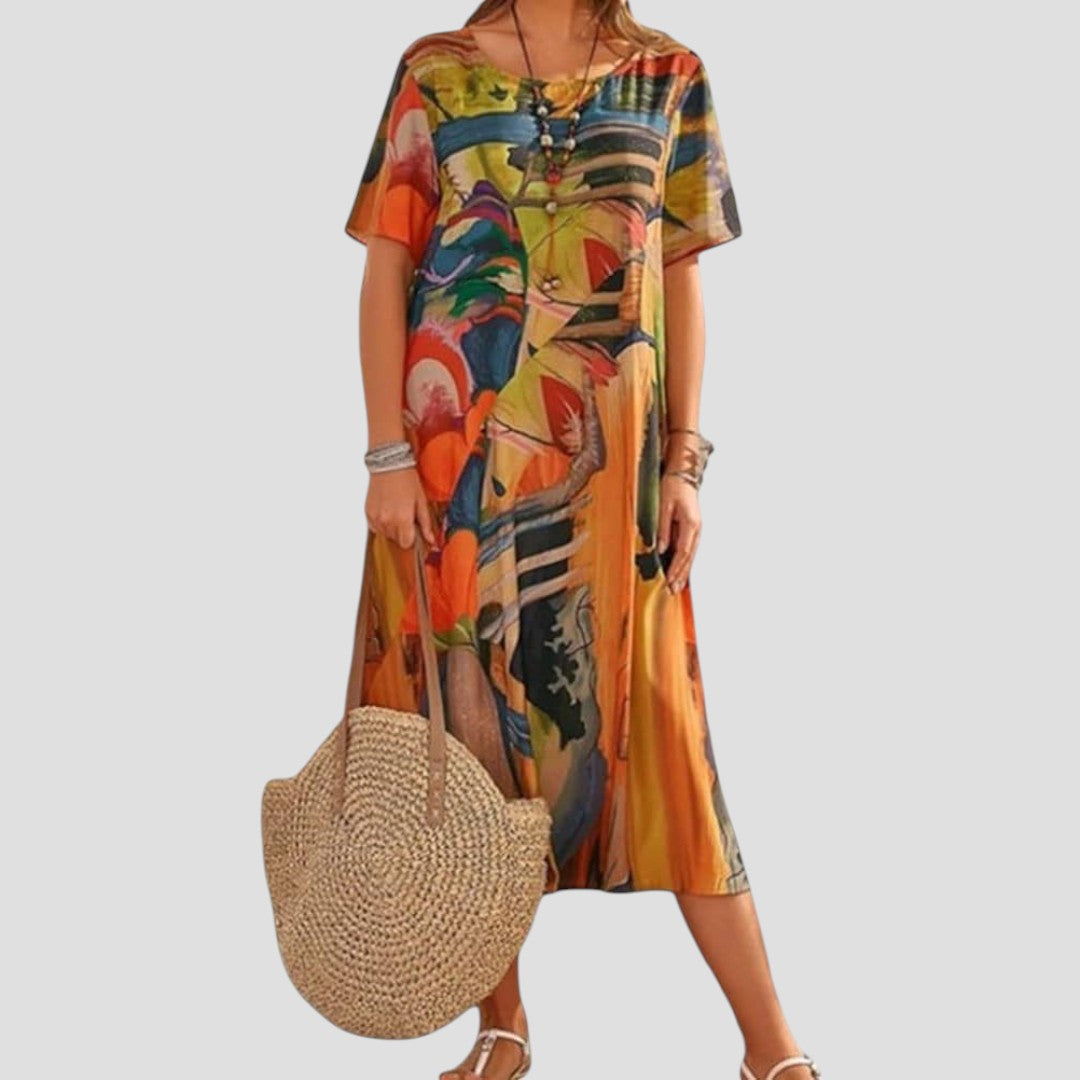 Vittoria™ | fließendes Sommerkleid in Midi-Länge