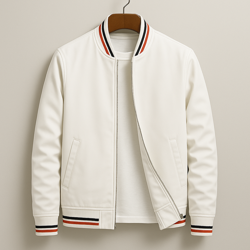Lunora™ | Stilvolle gestreifte Bomberjacke