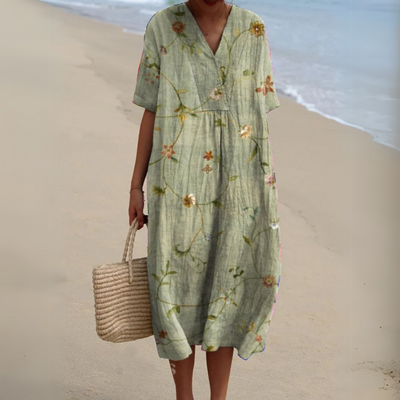 Audrey - Elegantes Blumenkleid