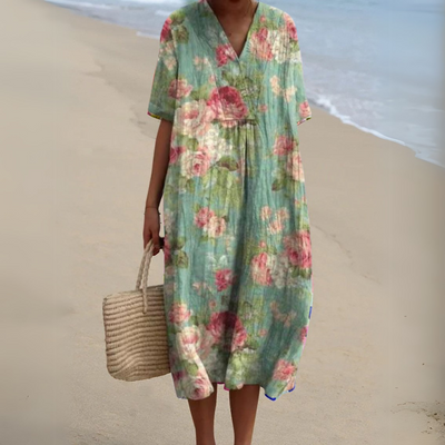 Audrey - Elegantes Blumenkleid