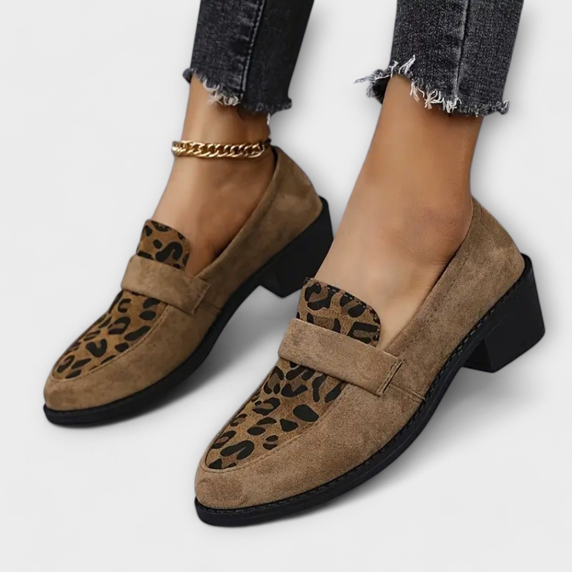 Tamara | Orthopädische Heels mit Leopardenmuster