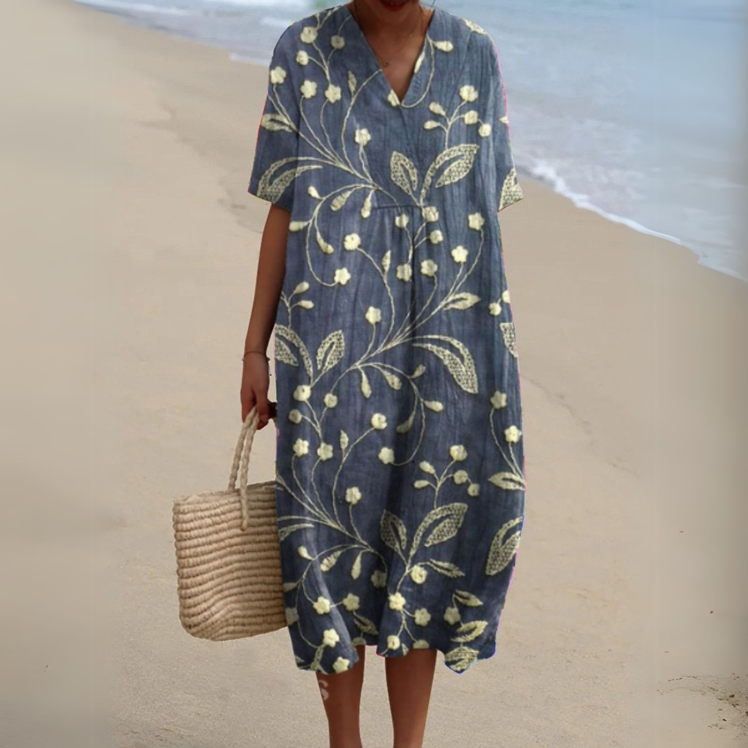 Nathalie - Elegantes Blumenkleid