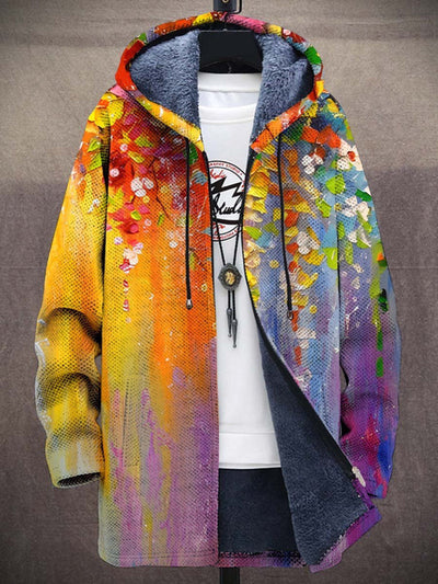 Viviana – Luxuriöse Strickjacke, inspiriert von der Kunst