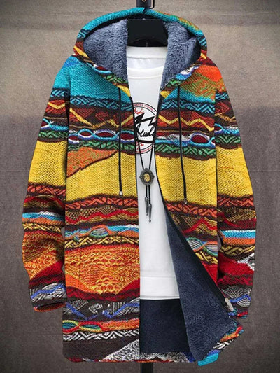 Viviana – Luxuriöse Strickjacke, inspiriert von der Kunst