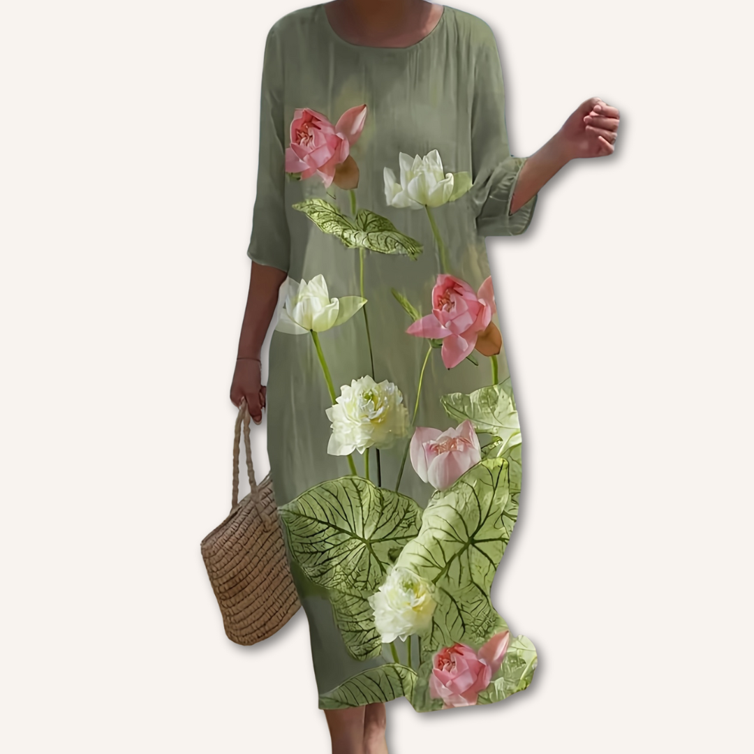 Soraya | Kleid mit Blumendruck