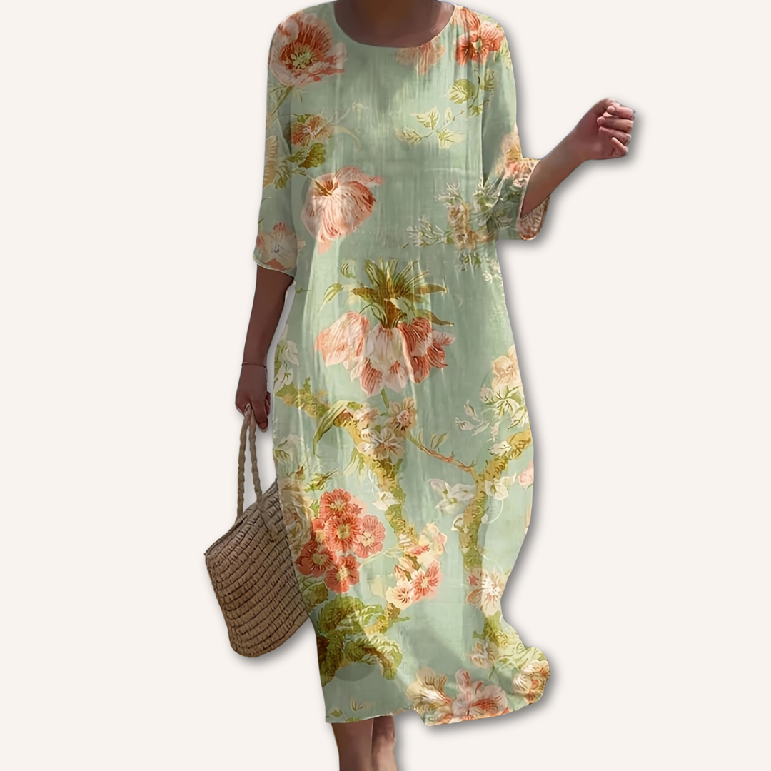 Nayeli | Kleid mit Blumendruck