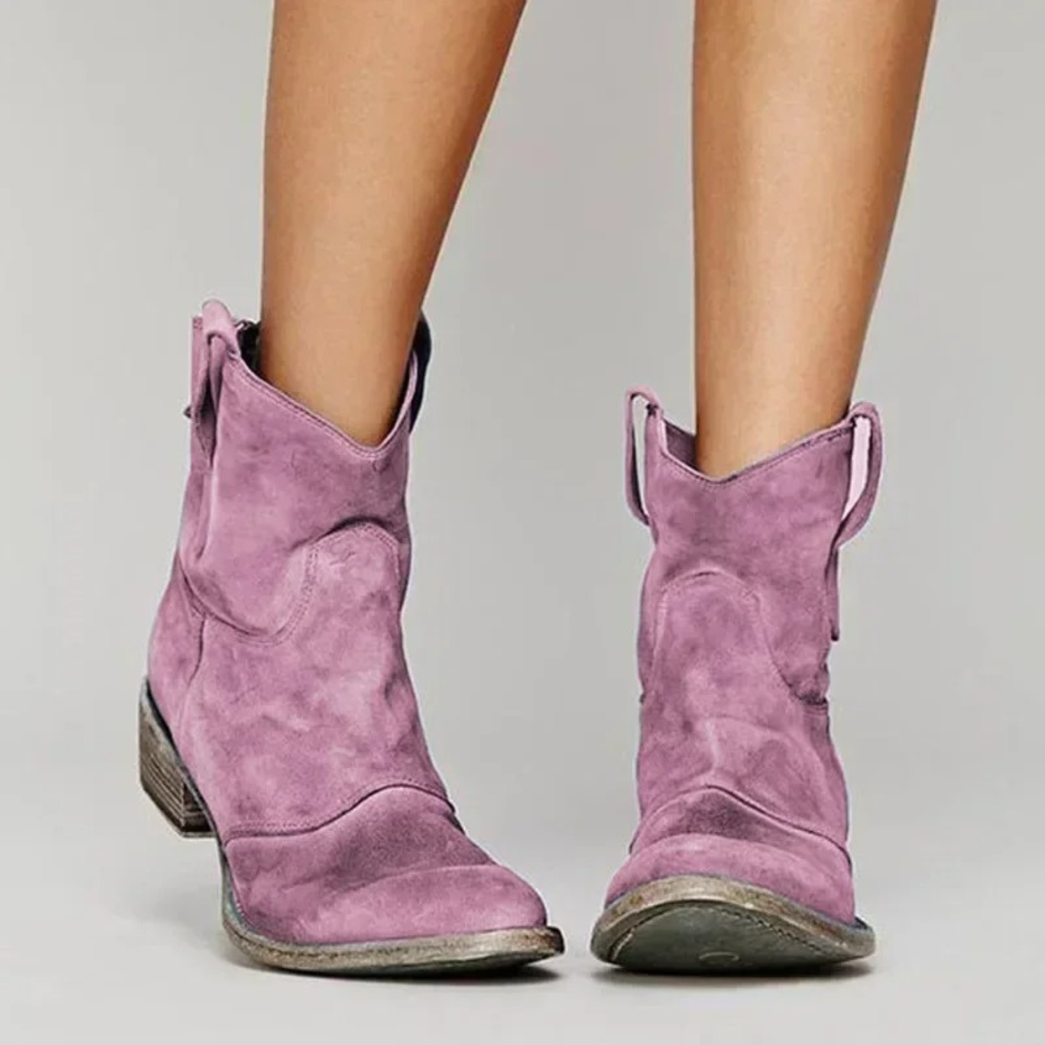 Trudy | Knöchelhohe Cowboystiefel
