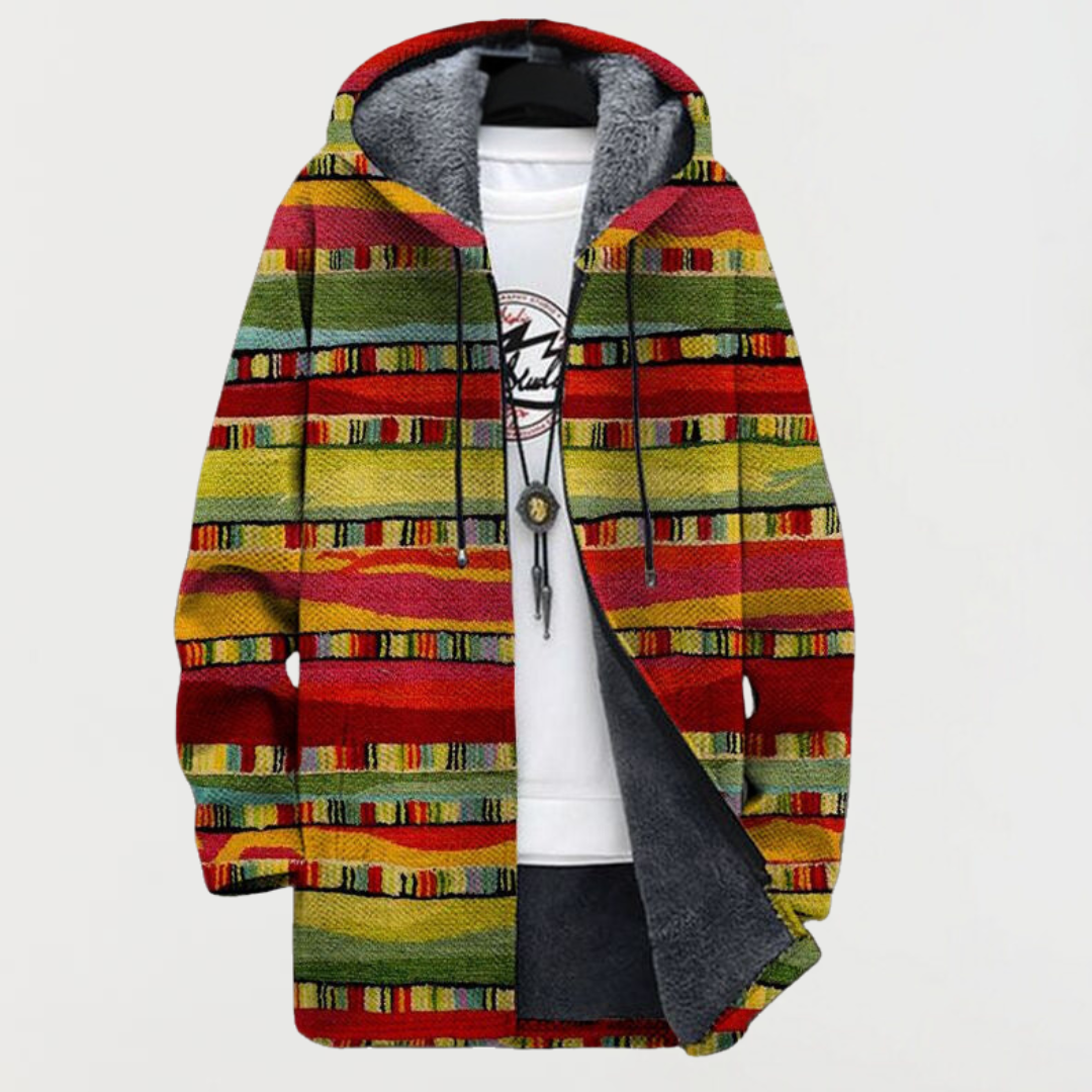 Zara | Strickjacke mit Tribal-Streifen