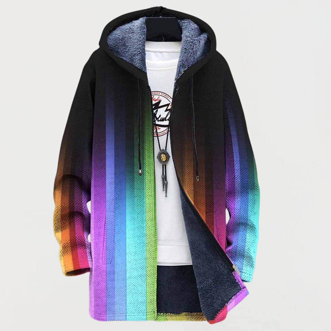 Nova | Strickjacke mit Regenbogen-Farbverlauf